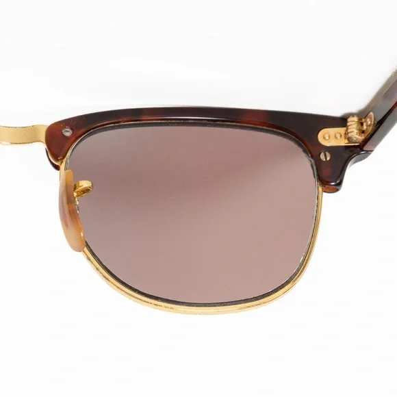 SOLD - Ray-Ban RB3016 Clubmaster W0366 Tortoise Gold 49mm Frame - Picture 13 of 16